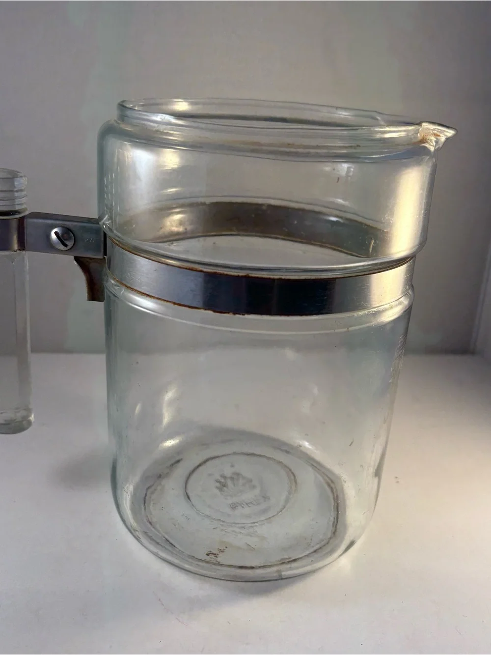 Vtg Pyrex Flameware 6 Cup Glass Coffee Percolator Pot Carafe Replacement No Lid